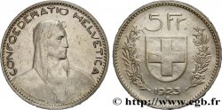 SUISSE 5 Francs berger 1923 Berne TTB 