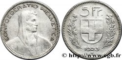 SUISSE 5 Francs berger 1923 Berne TTB 