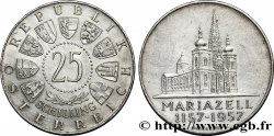AUTRICHE 25 Schilling 800e anniversaire de Mariazell 1957  TTB+ 