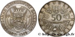 AUTRICHE 50 Schilling 350e anniversaire de l’université de Salzbourg 1972  SUP 