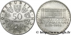 AUTRICHE 50 Schilling 150e anniversaire de la banque nationale autrichienne 1966  SUP 