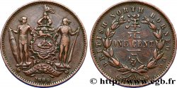 MALAISIE - BORNÉO DU NORD BRITANNIQUE 1 Cent Compagnie britannique du Nord-Bornéo 1889 Birmingham TTB 