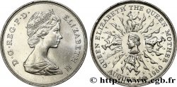 VEREINIGTEN KÖNIGREICH 25 New Pence (1 Crown) 80e anniversaire de la reine mère 1980  VZ 