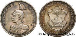 AFRIQUE ORIENTALE ALLEMANDE 1 Roupie Guillaume II 1890 Berlin TTB 