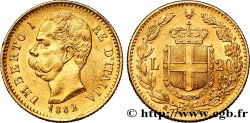 ITALY 20 Lire Umberto Ier 1882 Rome