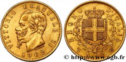 ITALIA 20 Lire Victor Emmanuel II 1862 Turin