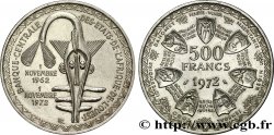 WEST AFRICAN STATES (BCEAO) 500 Francs BCEAO 1972 Paris AU 