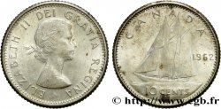 KANADA 10 Cents Elisabeth II 1962 