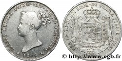 ITALY - PARMA AND PIACENZA 5 Lire Marie-Louise 1815 Milan