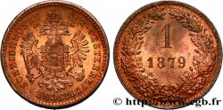 AUSTRIA 1 Kreuzer aigle bicéphale 1879 Vienne
