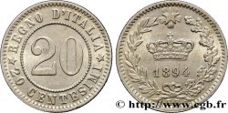 ITALIE 20 Centesimi 1894 Berlin SUP 