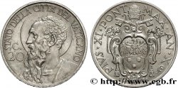 VATICAN AND PAPAL STATES 20 Centesimi frappe au nom de Pie XI an X / Saint Paul 1931 Rome AU 