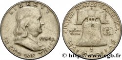 ESTADOS UNIDOS DE AMÉRICA 1/2 Dollar Benjamin Franklin 1954 Denver