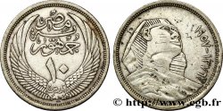ÉGYPTE 10 Piastres AH1376 Sphinx 1957  TTB 