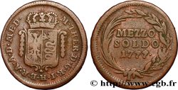 ITALIE - LOMBARDIE 1/2 Soldo Lombardie frappe au nom de Marie-Thérèse d’Autriche 1777 Milan TB 