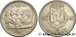 BELGIO 100 Francs Quatre rois de Belgique, légende flamande 1951 