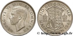 UNITED KINGDOM 1/2 Crown Georges VI 1942  AU 