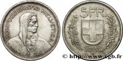 SUISSE 5 Francs Berger des alpes 1954 Berne SPL 