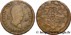 ESPAGNE 8 Maravedis Ferdinand VII 1816 Jubia TB 