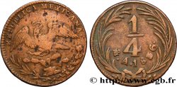 MÉXICO 1/4 Real Aigle 1836 Mexico BC 