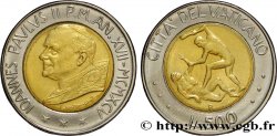 VATICAN ET ÉTATS PONTIFICAUX 500 Lire Jean Paul II an XVII 1995 Rome SPL 
