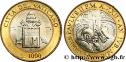 VATICAN AND PAPAL STATES 1000 Lire Jean Paul II armes /  Jean-Paul II rencontrant le patriarche orthodoxe 2000 Rome