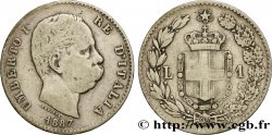 ITALIE 1 Lire Humbert Ier 1887 Milan TB 