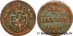 GERMANY - HESSE 1 Pfennig Hesse-Darmstadt 1819 