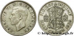 REGNO UNITO 1/2 Crown Georges VI / écu 1939 