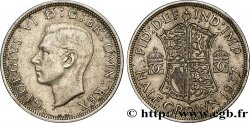 UNITED KINGDOM 1/2 Crown Georges VI 1937 