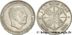 SPAIN 100 Pesetas Francisco Franco (1966 dans les étoiles) 1966 Madrid AU 
