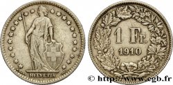 SWITZERLAND 1 Franc Helvetia 1910 Berne - B XF 