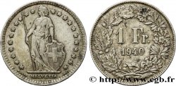 SUIZA 1 Franc Helvetia 1940 Berne