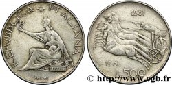 ITALY 500 Lire Centenaire de l’Unité Italienne 1961 Rome