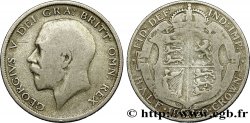 VEREINIGTEN KÖNIGREICH 1/2 Crown Georges V / blason 1920  S 