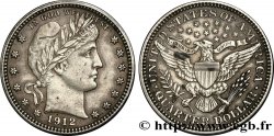 UNITED STATES OF AMERICA 1/4 Dollar Barber 1912 Philadelphie