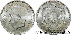 MONACO 5 Francs Louis II 1945 Paris SPL 