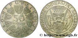 ÖSTERREICH 50 Schilling 350e anniversaire de l’université de Salzbourg 1972  fST 