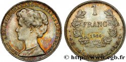 LUXEMBOURG Essai 1 Franc Marie-Adélaïde 1914 Bruxelles SPL 