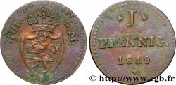 ALLEMAGNE - HESSE 1 Pfennig Hesse-Darmstadt 1819 