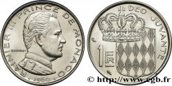 MONACO 1 Franc Rainier III 1960 Paris AU 