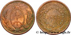 ARGENTINA 1 Decimo Buenos Aires 1823  MBC 