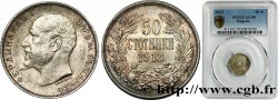 BULGARIE - FERDINAND Ier 50 Stotinki  1913 Kremnitz SUP58 PCGS