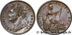 GRANDE-BRETAGNE - GEORGES IV 1 Farthing 1822  SPL/SUP 