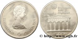 KANADA 10 Dollars Proof JO Montréal 1976 temple de Zeus 1974  fST 