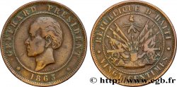HAÏTI 20 Centimes président Geffrard 1863 Heaton