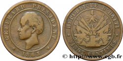 HAÏTI 20 Centimes président Geffrard 1863 Heaton
