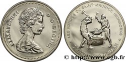 CANADA 1 Dollar proof Elisabeth II / Forges du Saint-Maurice 1988 