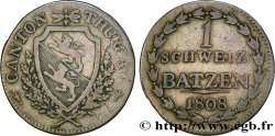 SUISSE - CANTON DE THURGOVIE 1 Batzen 1808  TB 