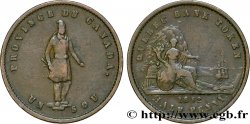 CANADA 1 Sous (1 Penny) Province du Bas Canada Québec Bank 1852 Boulton & Watt VF 